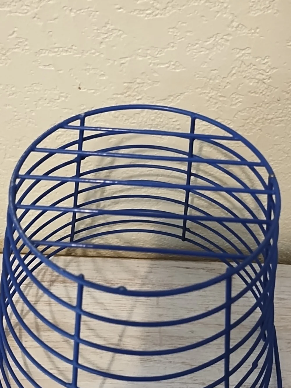 Blue Wire  Basket — Home Accents